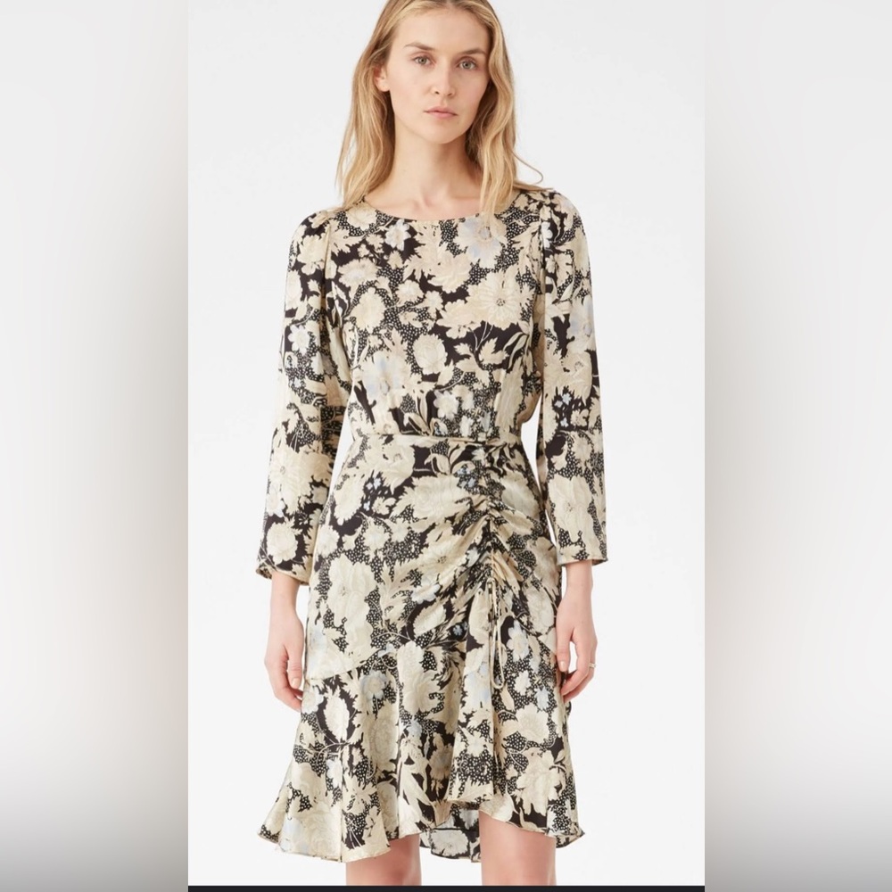 REBECCA TAYLOR
Floral Silk Flounce Dress 👗❤️
